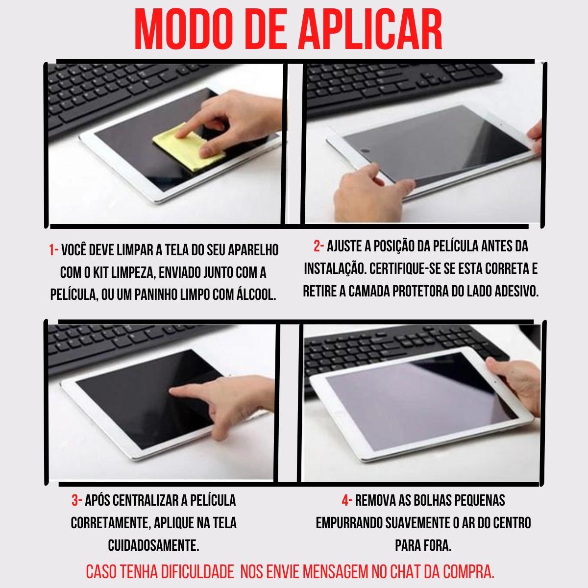 Película Protetora Vidro Temperado Ipad Pro 12.9 A2378 A2379