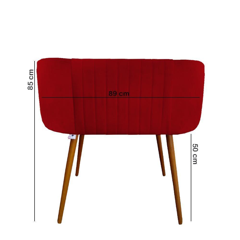 Miniatura Mini Berço Moises Suede Vermelho D'classe Decor