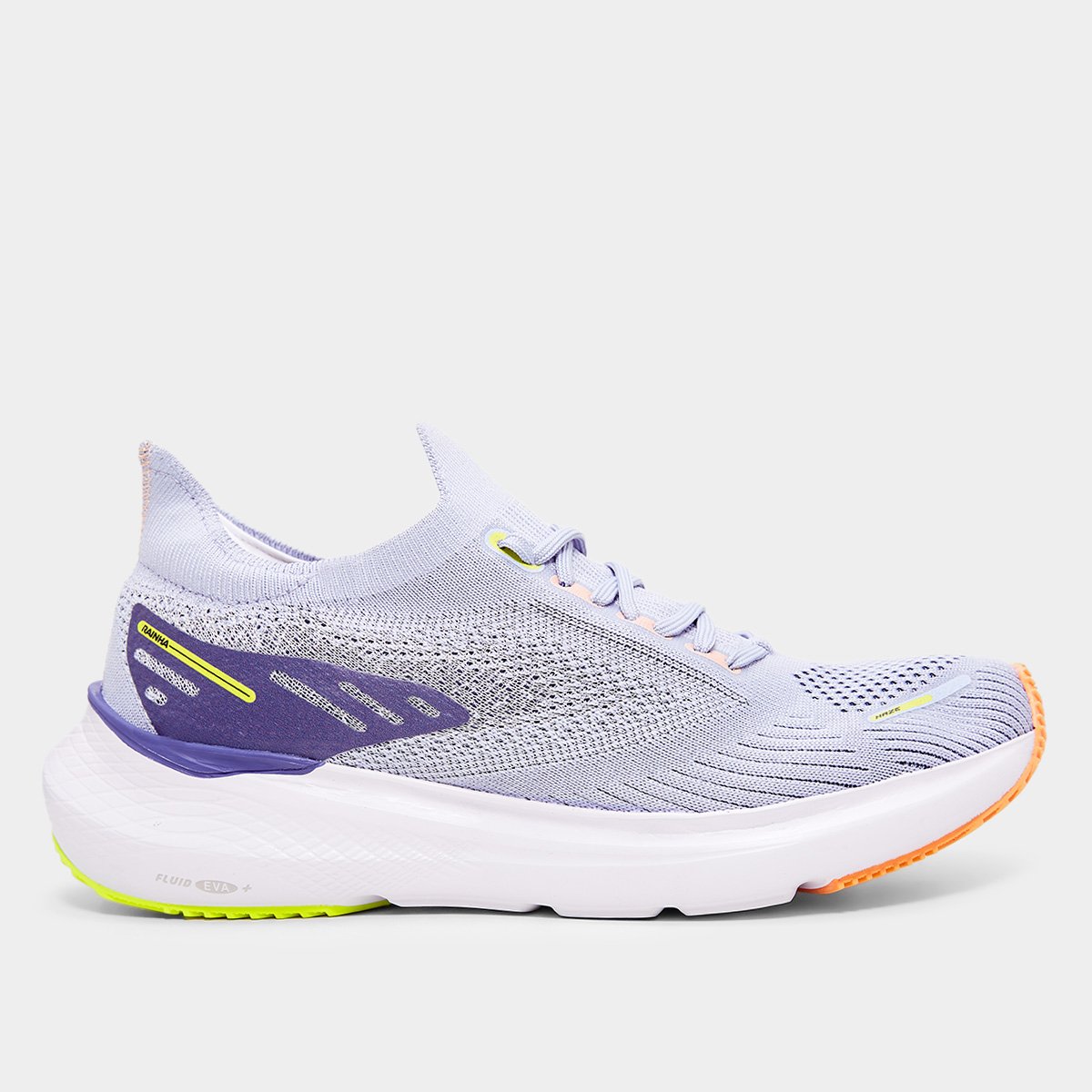 Miniatura Tênis Rainha Haze Feminino Cinza+Branco - 34