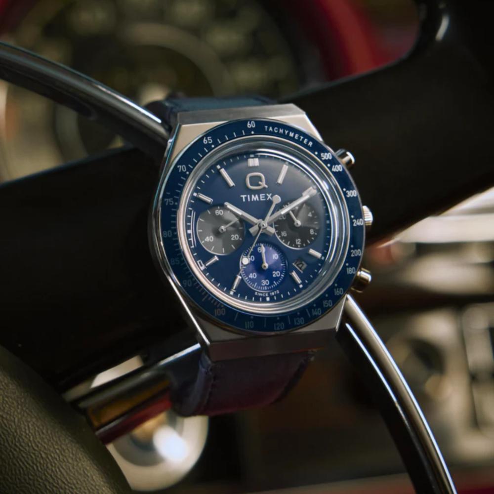 Miniatura Relógio Q Timex Chronograph TW2Y36100