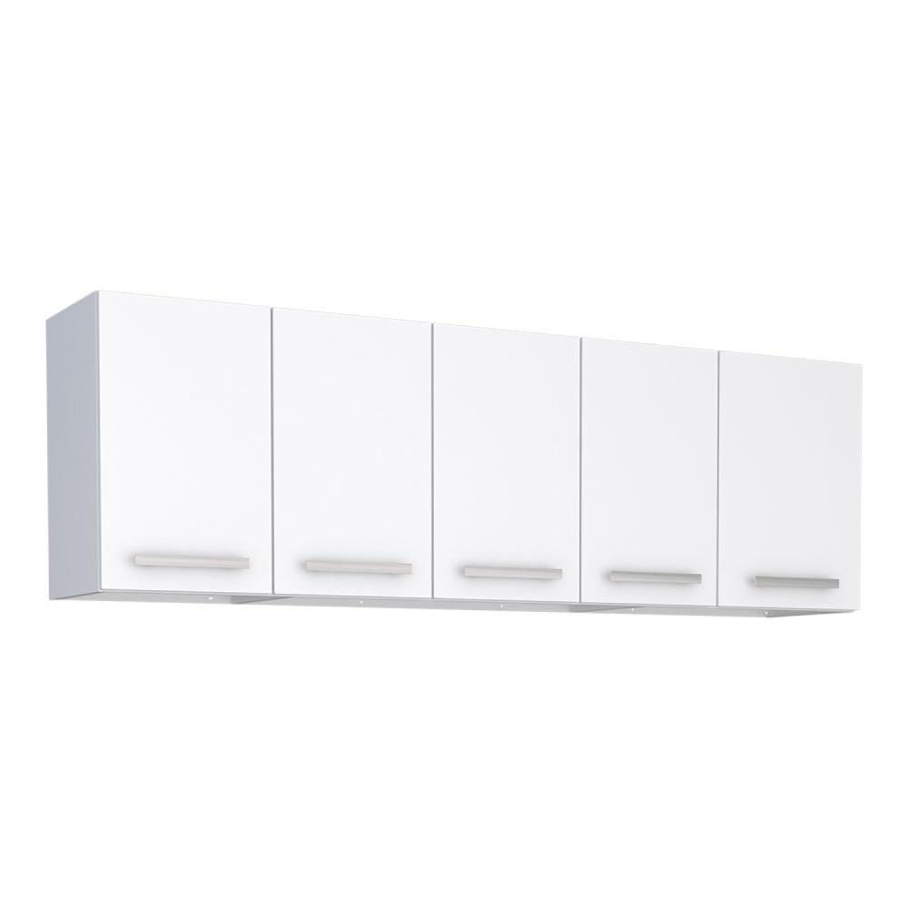Miniatura Armário Aéreo de Cozinha em Aço 180cm 3 Portas Vênus Cozimax Branco