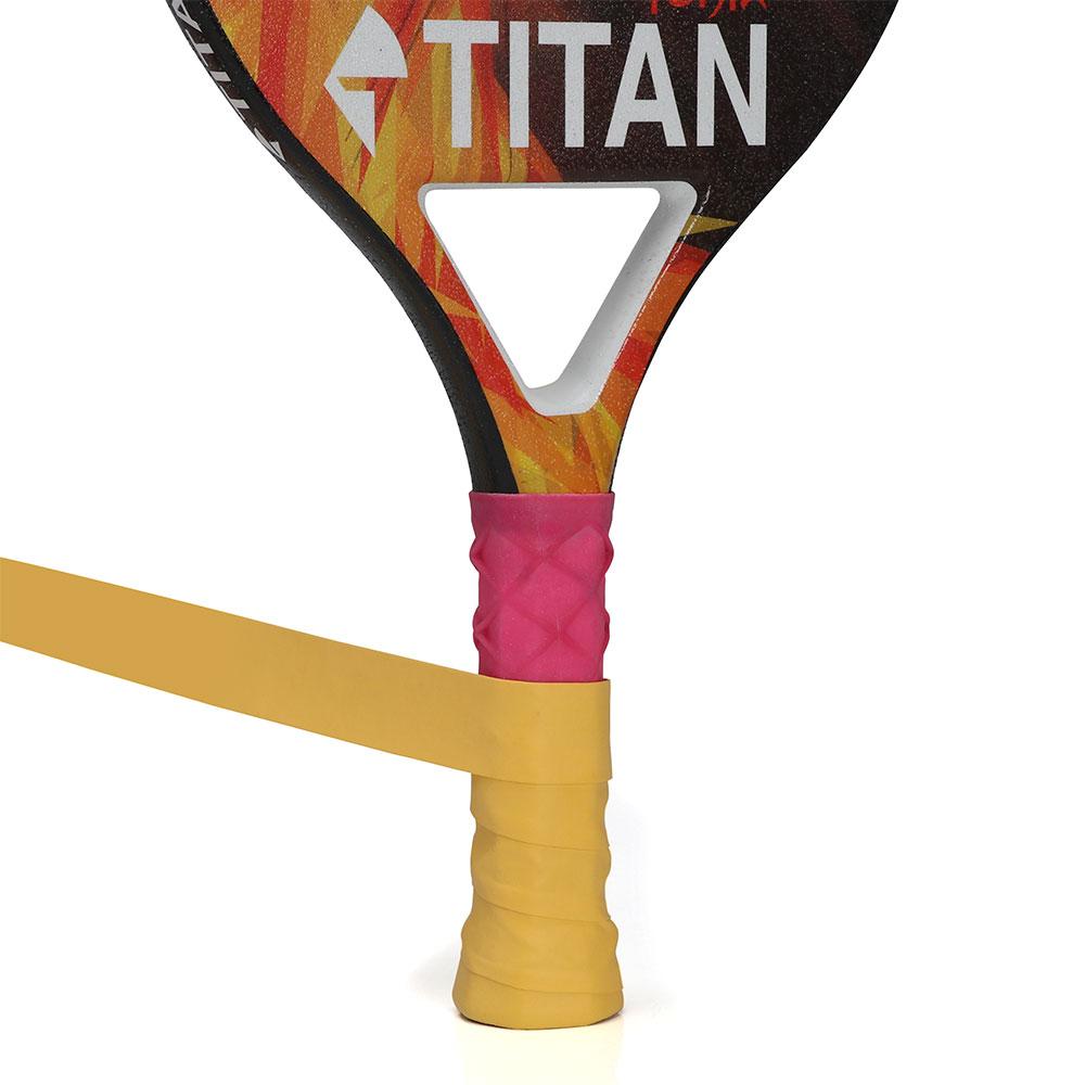 Miniatura Undergrip Spider Fino com Copinho Punho para Raquetes Beach Tennis e Padel Rosa