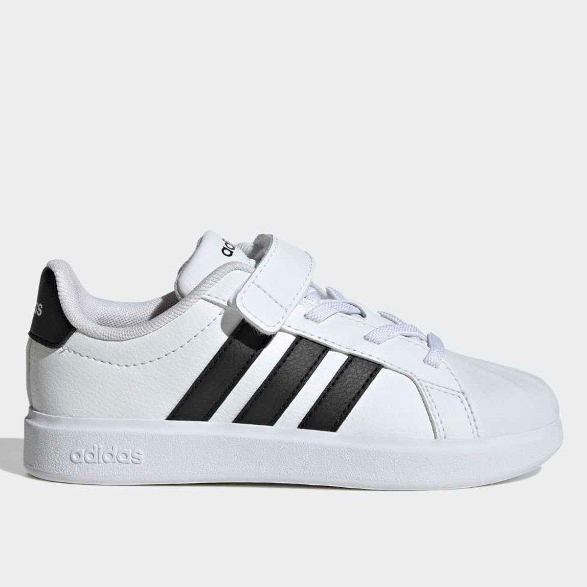 Miniatura Tenis Infantil Adidas Streettalk Branco+Preto - 26