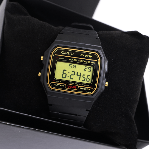 Relógio Digital Masculino Casio Preto F91WG9QDF
