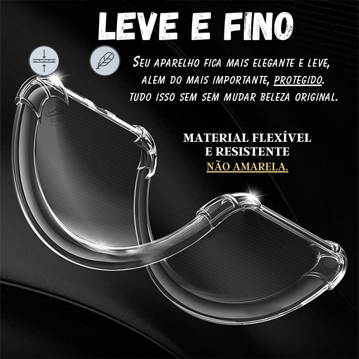 Capinha Borda Anti Impacto Para Samsung Galaxy Tab S9+ 12.4