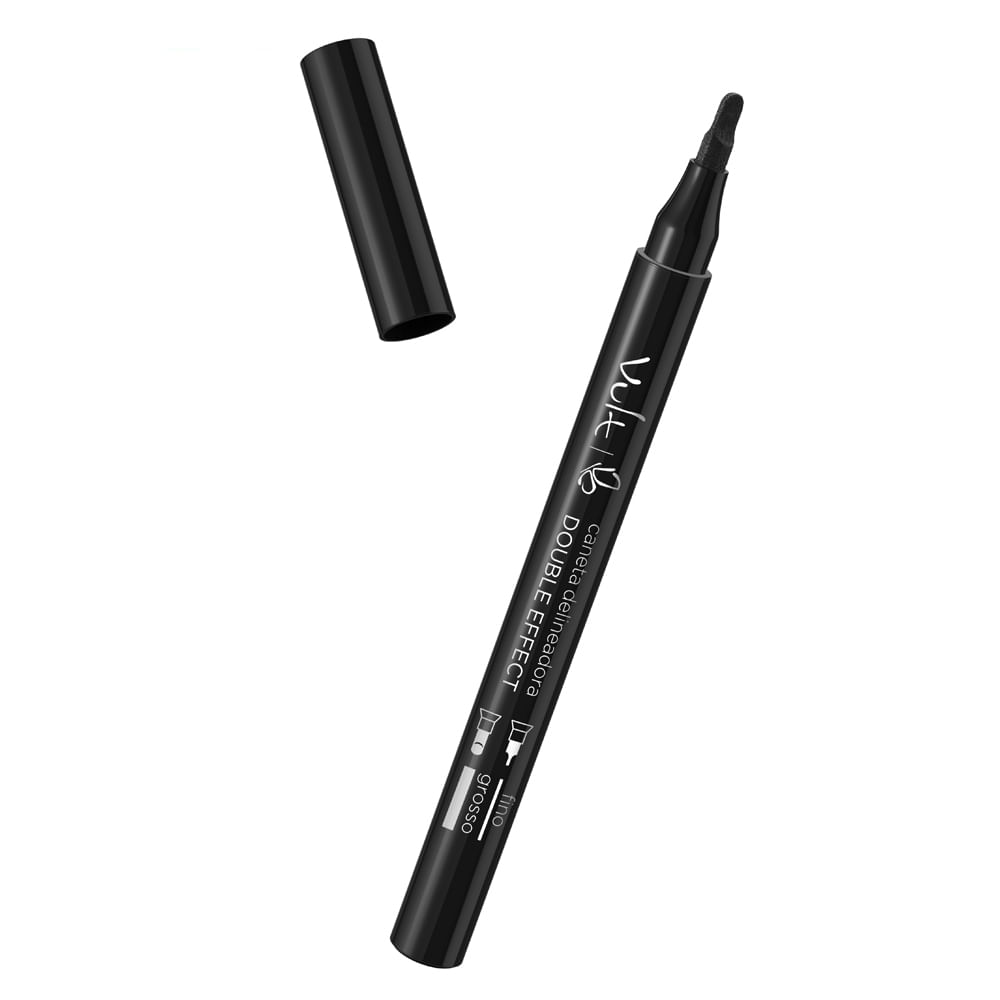 Miniatura Caneta Delineadora Vult - Double Effect Preto