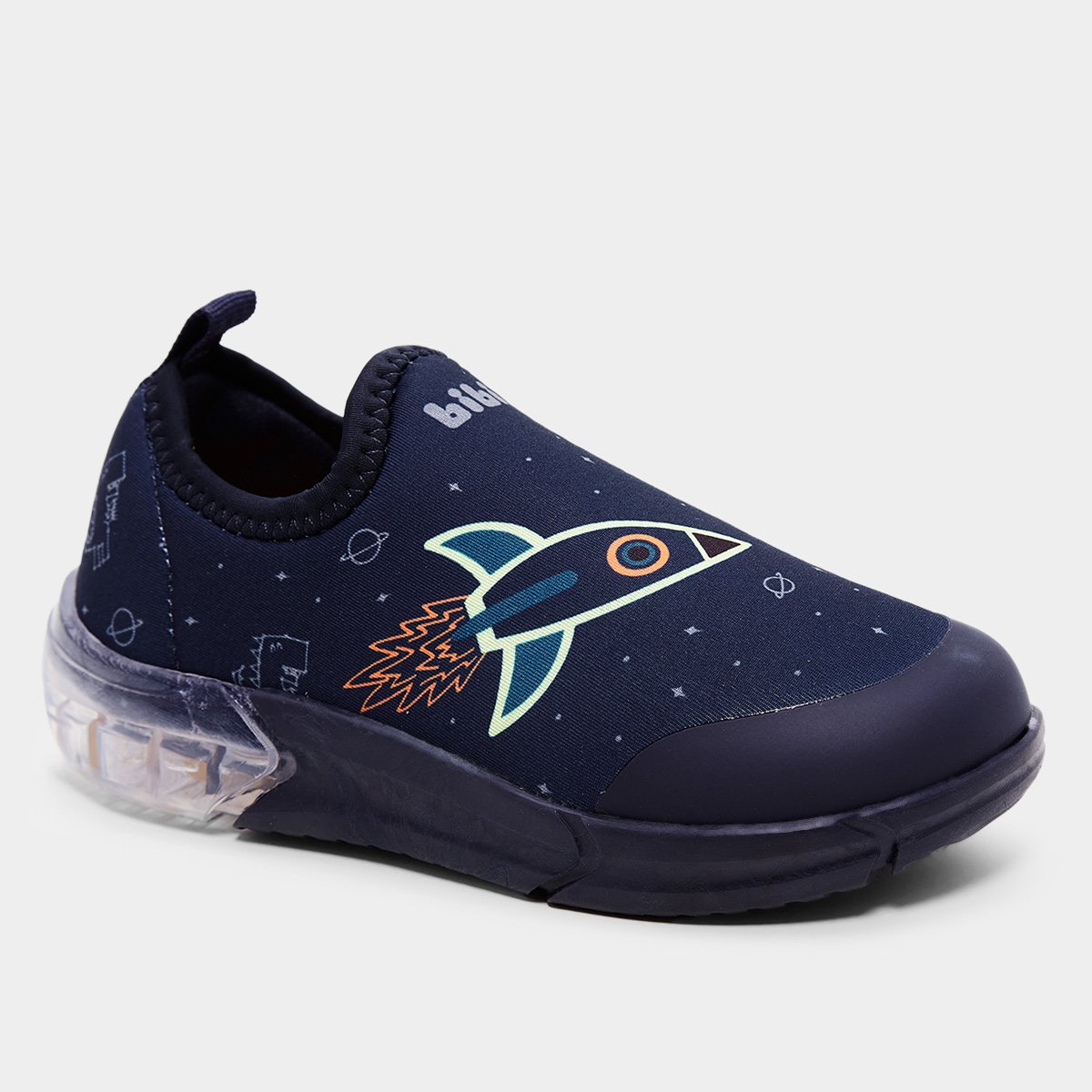 Miniatura Tênis Infantil Bibi Space Wave Menino Marinho+Azul - 20