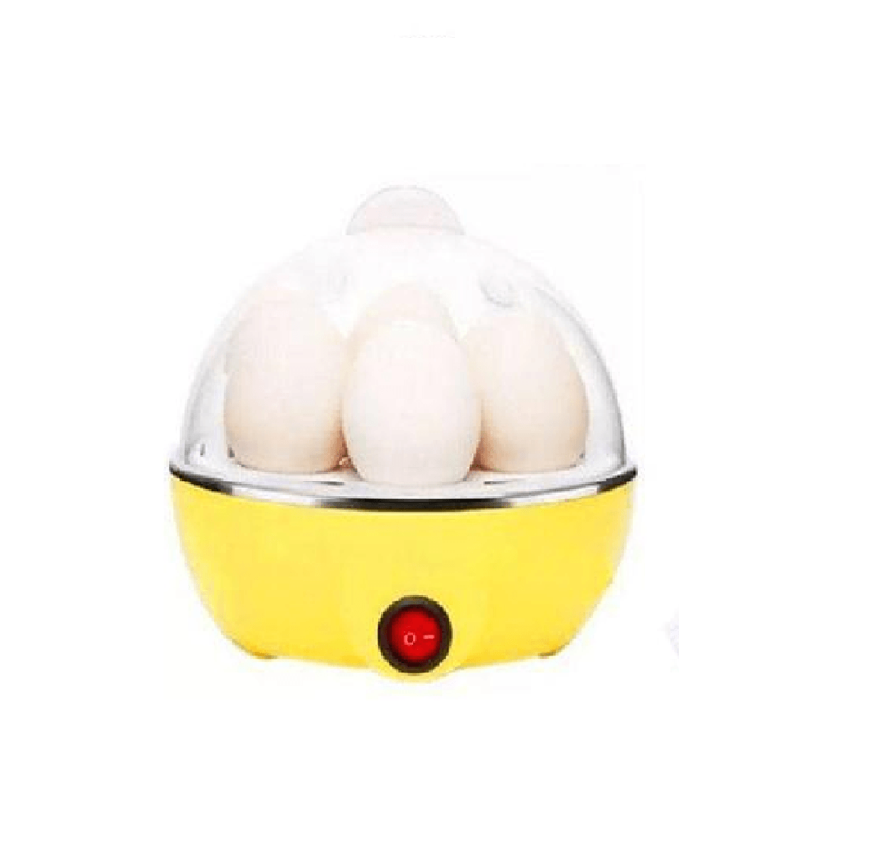 Miniatura Cozedor Elétrico A Vapor Para Ovos Amarelo