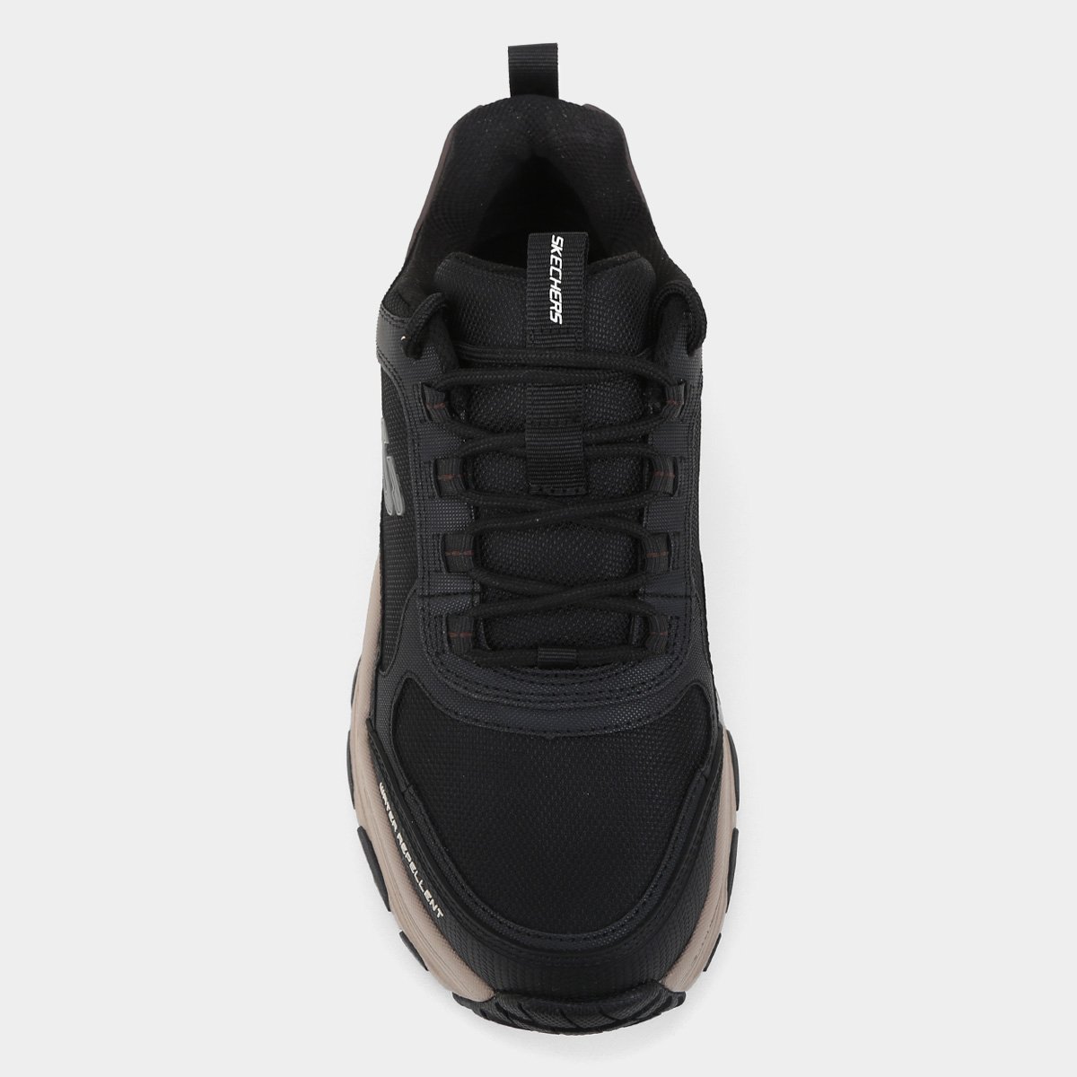 Miniatura Tênis Couro Skechers D'Lux Trekker Masculino Preto+verde - 38