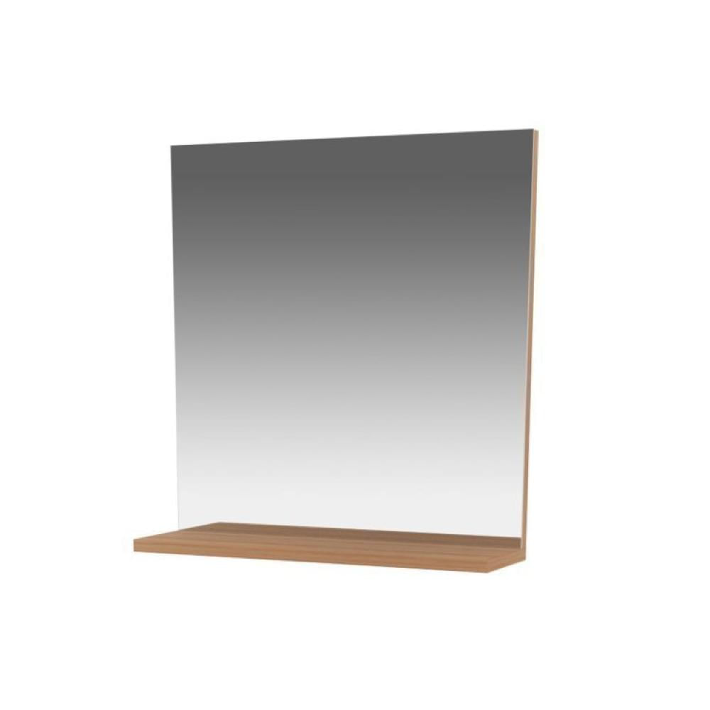 Gabinete para Banheiro com Espelheira 45cm Marrom