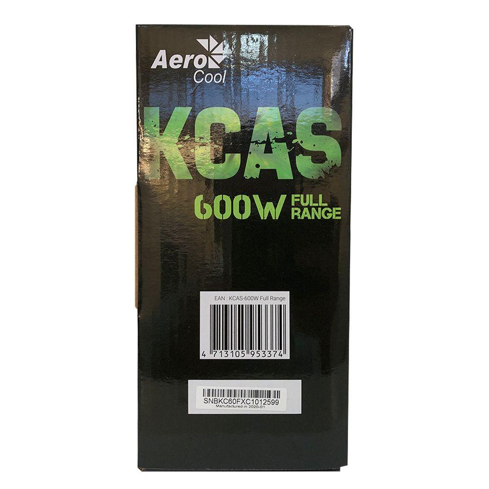 Miniatura Fonte Gamer Aerocool Kcas 600W 80 Plus Bronze Full Range Pfc