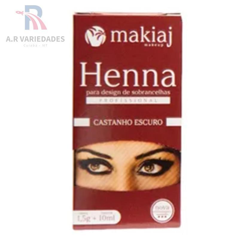 Miniatura Henna Sobrancelhas Makiaj Alto Rendimento E Fixação Rena