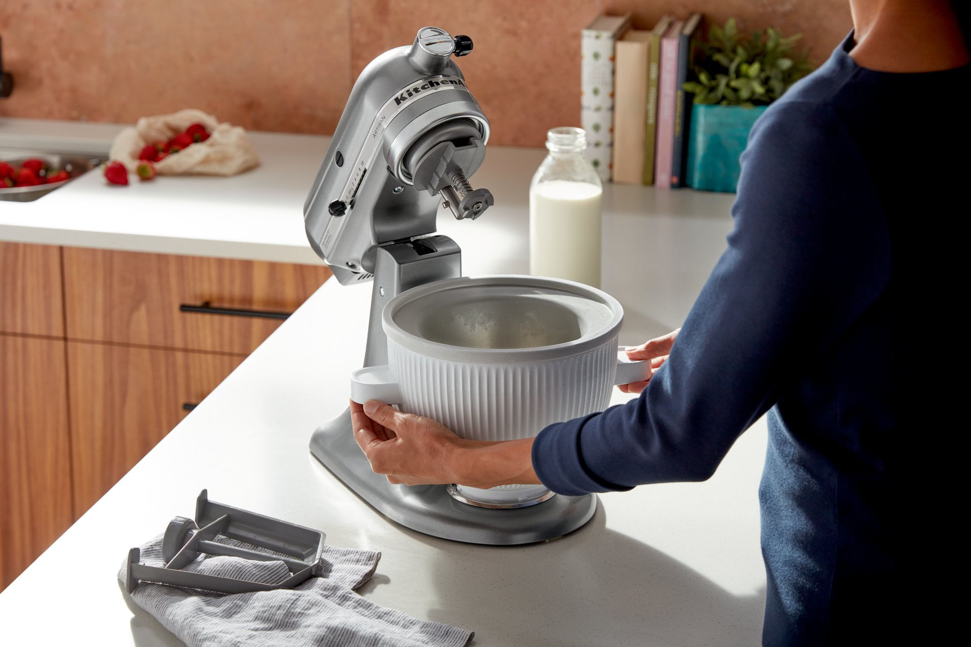 Miniatura Sorveteira para Batedeira KitchenAid - KIP02BX KIP02BX