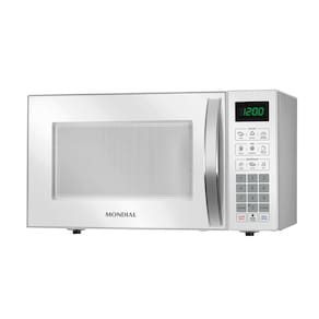 Miniatura Micro-ondas Mondial MO-02-34-W com 10 Ajustes de Potência e Função Tira Odor – 34L Branco 110V