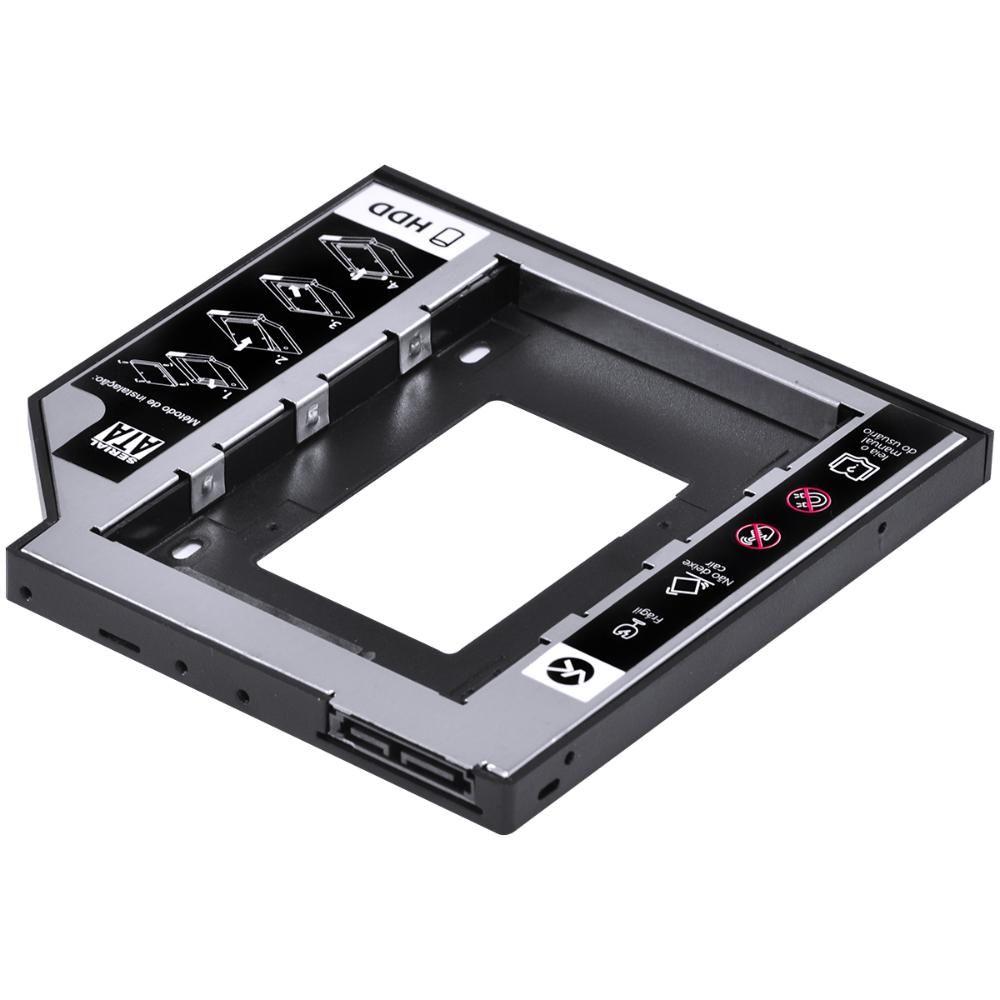 Miniatura Adaptador Caddy Para Hd Ou Ssd Gaveta Dvd Notebook Ac-95