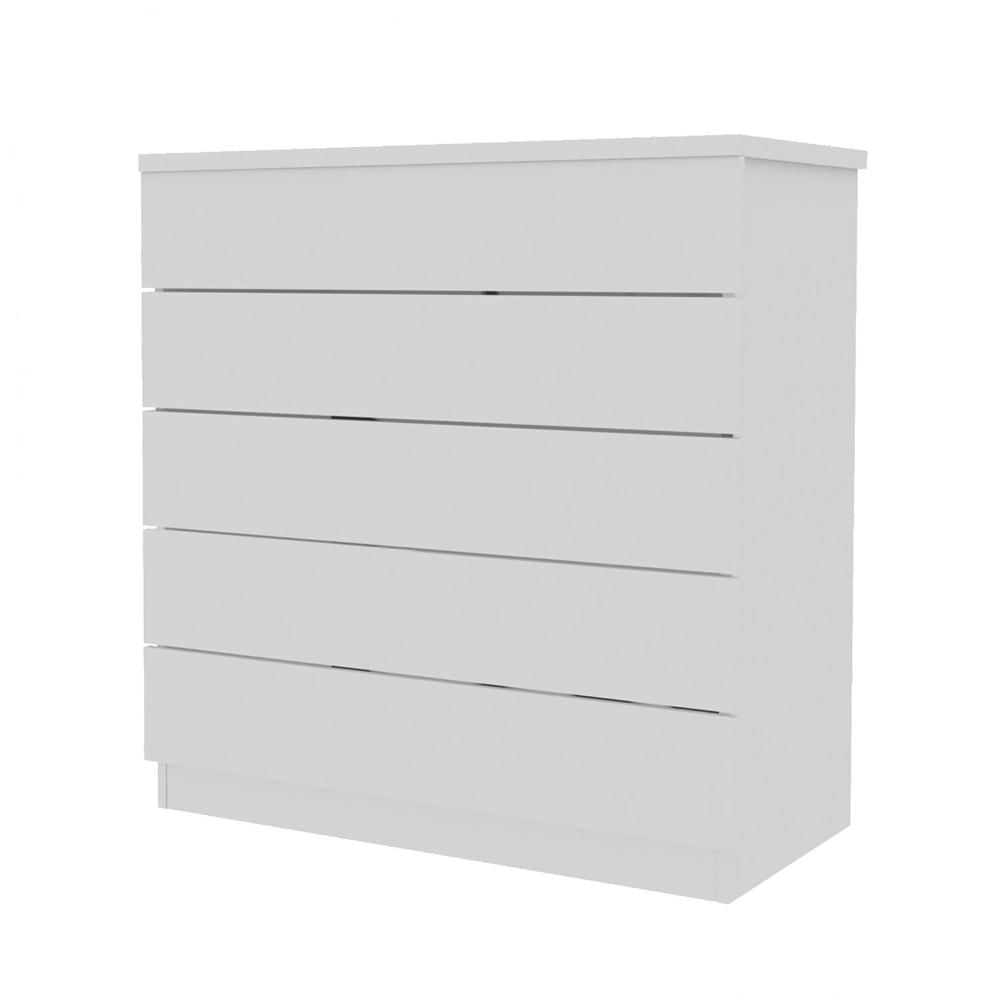 Miniatura Cômoda 5 Gavetas Premium Tcil Móveis Branco