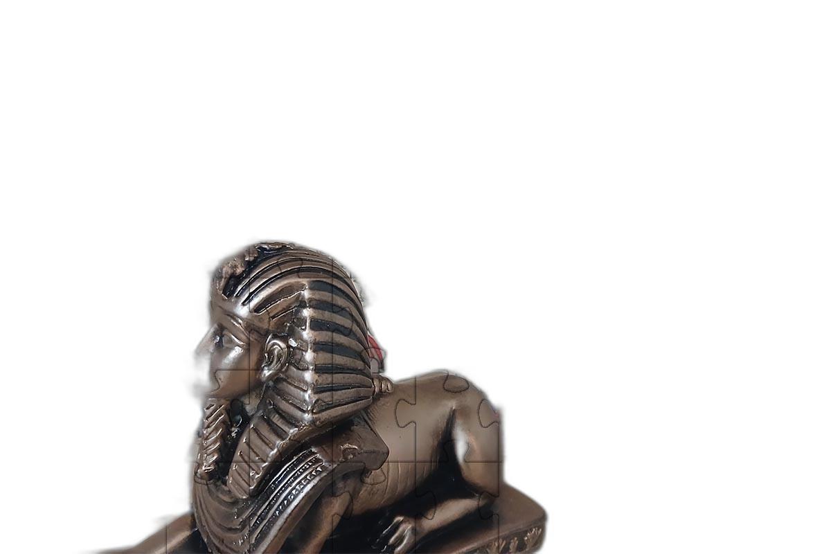 Miniatura Quebra-Cabeça Artefatos Esfinge Egito Antigo De 300 Peças