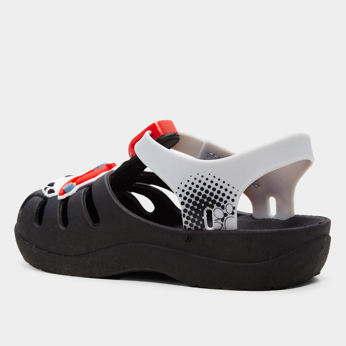 Miniatura Sandália Bebê Grendene Kids Patrulha Canina Space Menino Preto+Cinza - 17/18