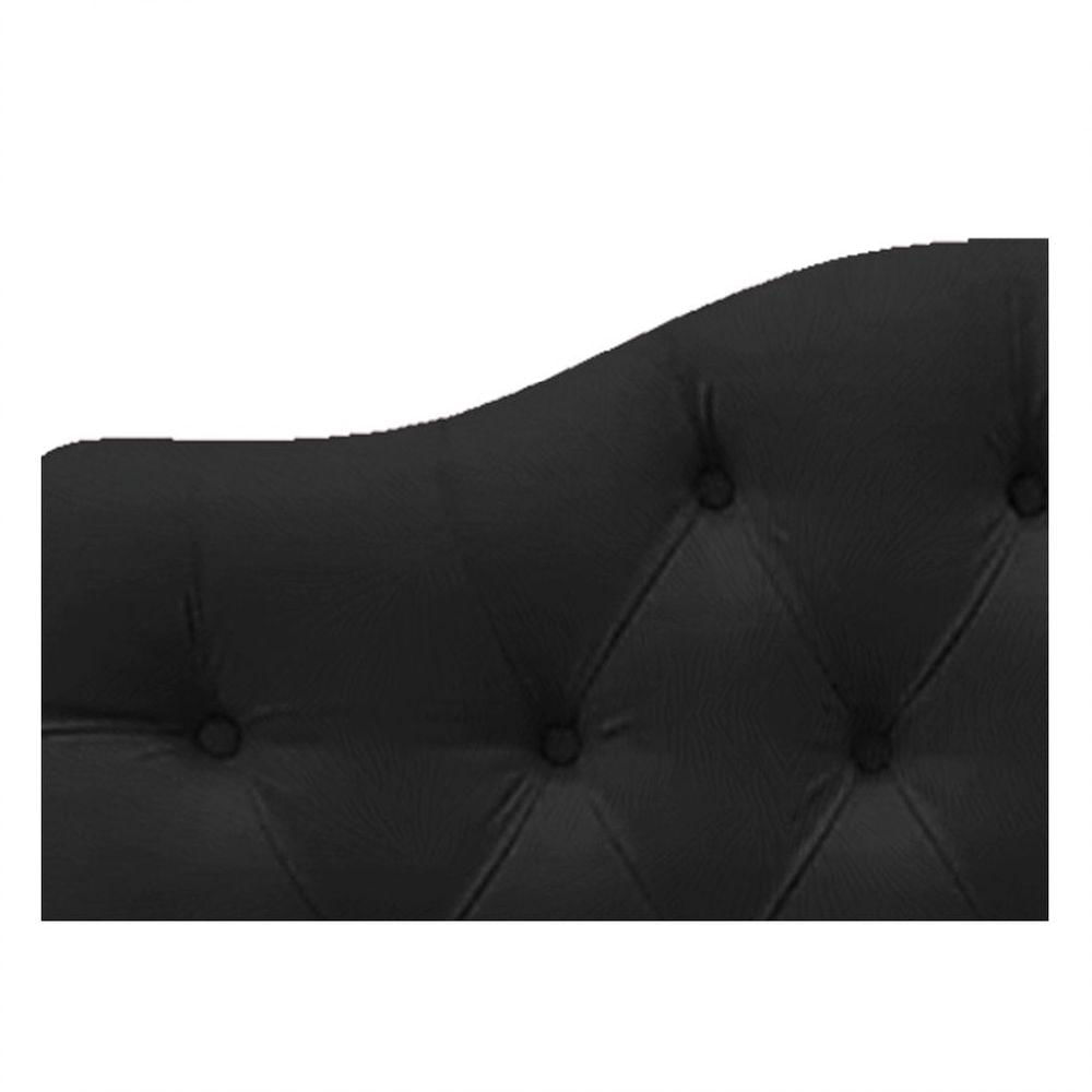 Miniatura Cabeceira Suspensa Imperatriz 160 Cm Queen Size Suede Preto
