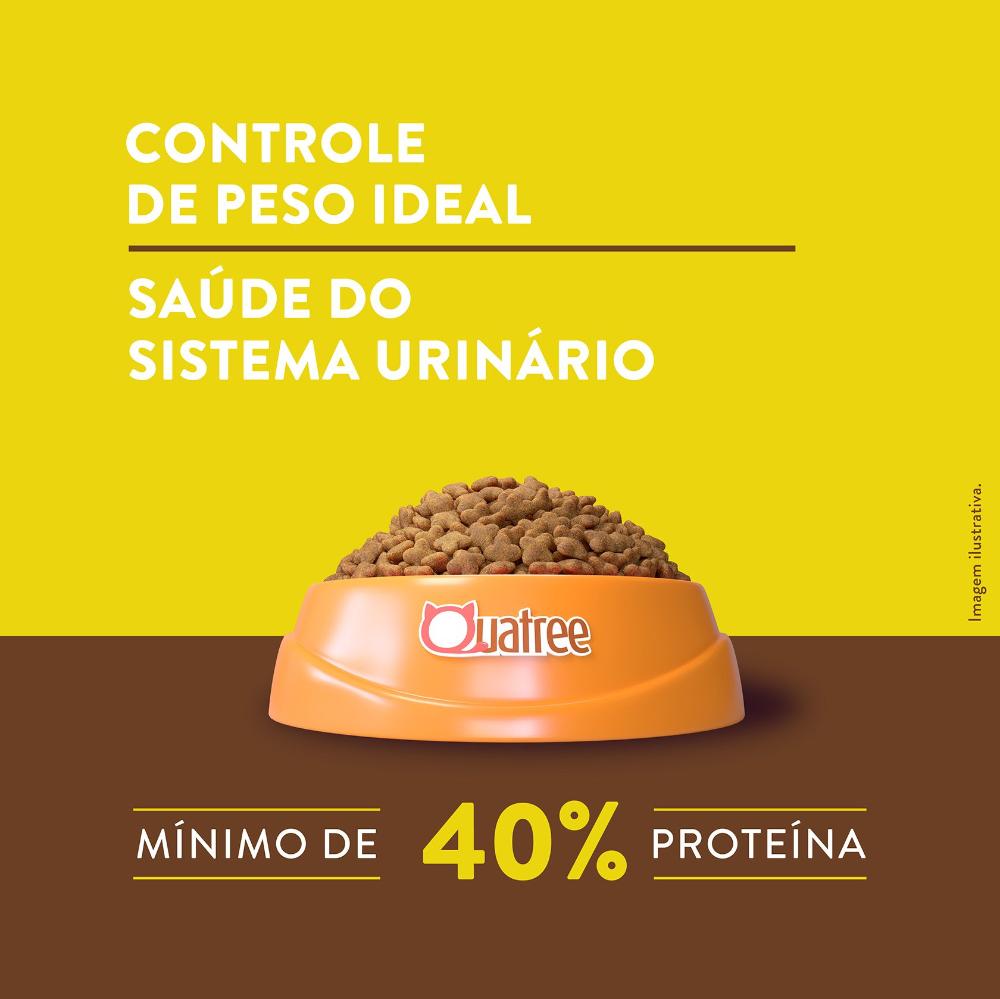 Miniatura Ração Seca Quatree Supreme Frango e Batata Doce para Gatos Castrados- 10,1 Kg