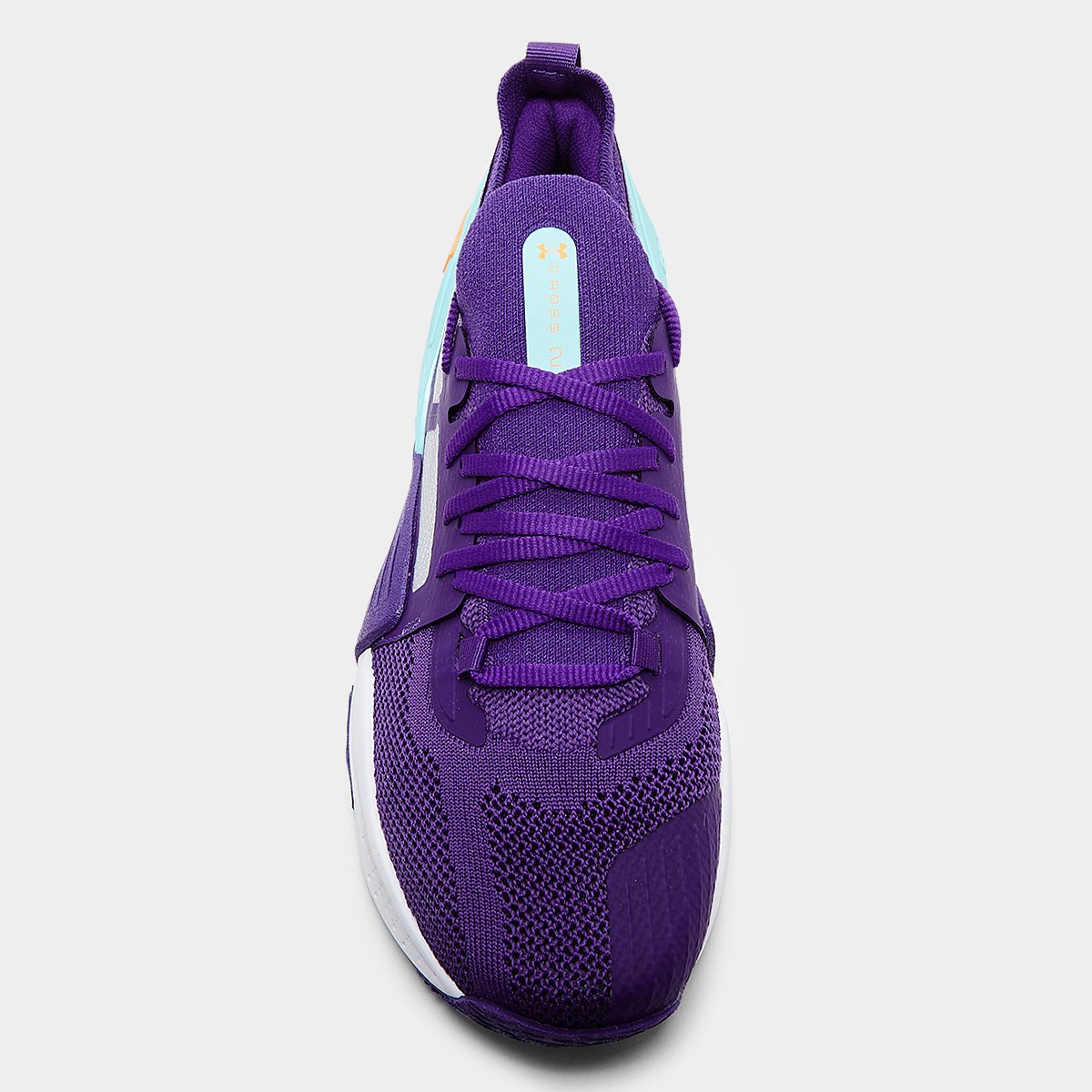 Miniatura Tênis Under Armour Tribase Cross 2 Masculino Roxo+Azul - 40