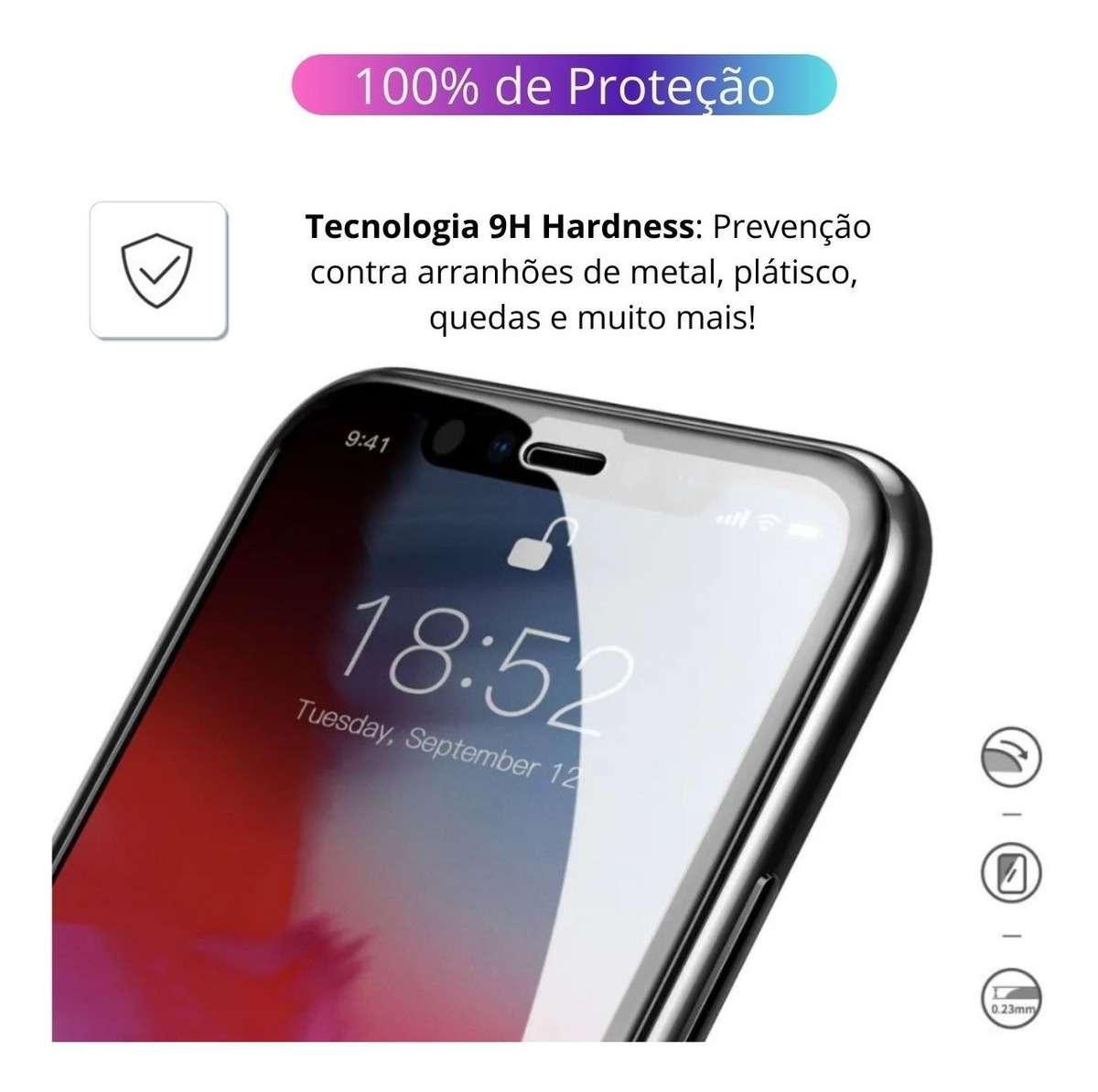 Miniatura Kit Capinha + Película De Privacidade 9D P/Samsung S24 Plus