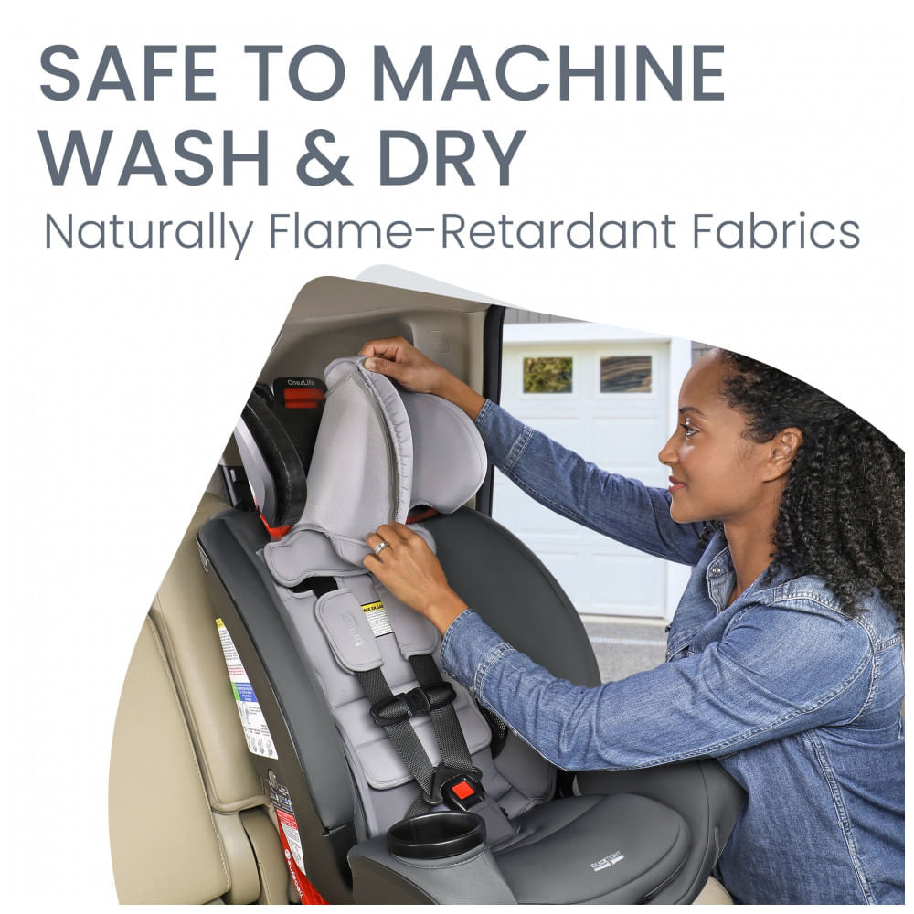 Cadeira de Bebê para Carro Tudo em Um Britax One4Life, Cinza Claro Glacial