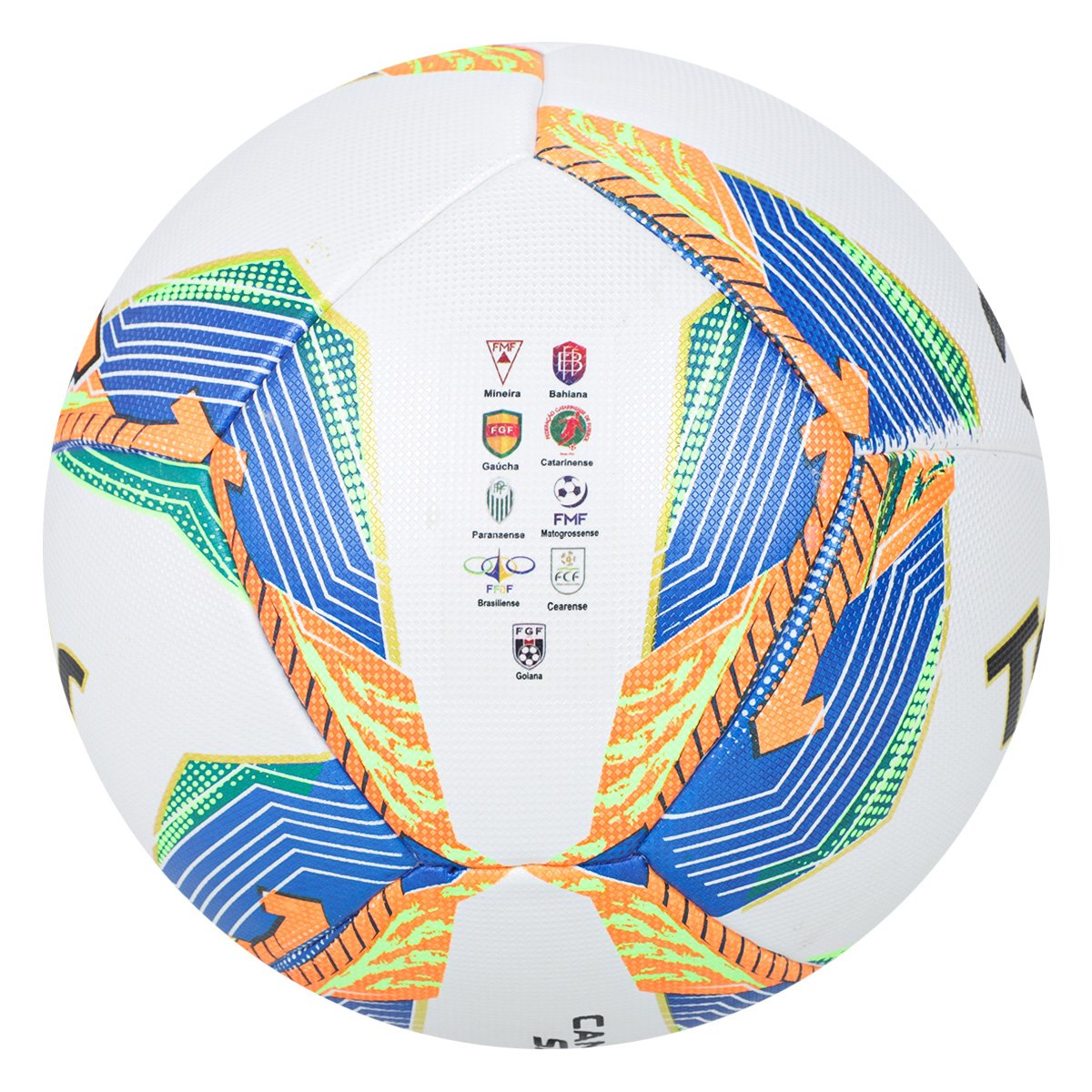 Miniatura Bola de Futebol Campo Topper Samba Pro 2024 Branco+Azul