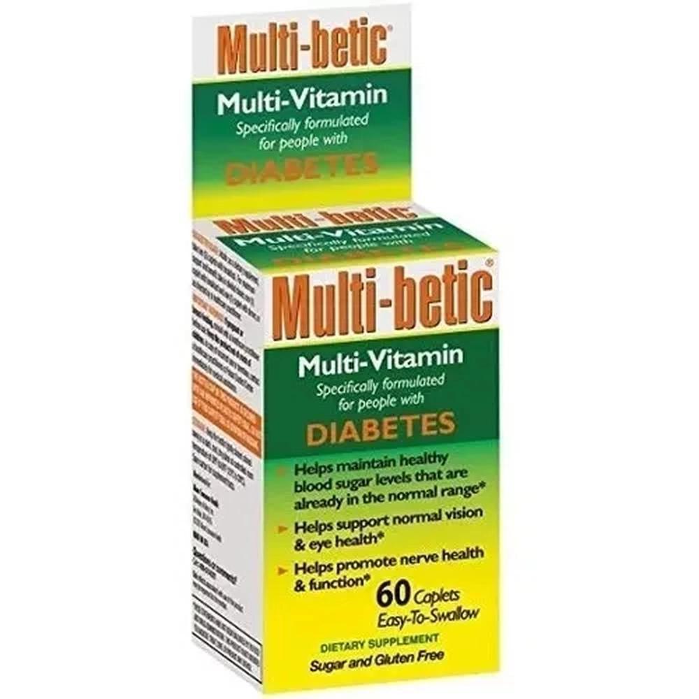 Miniatura Multi-Betic Multi Vitaminas Para Diabetes 60 Capsulas