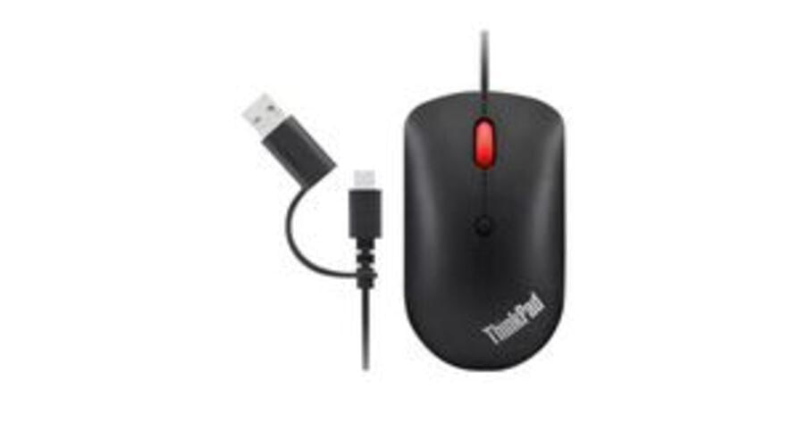 Miniatura Lenovo Thinkpad Usb-C Wired Compact Mouse - (4Y51D20850)