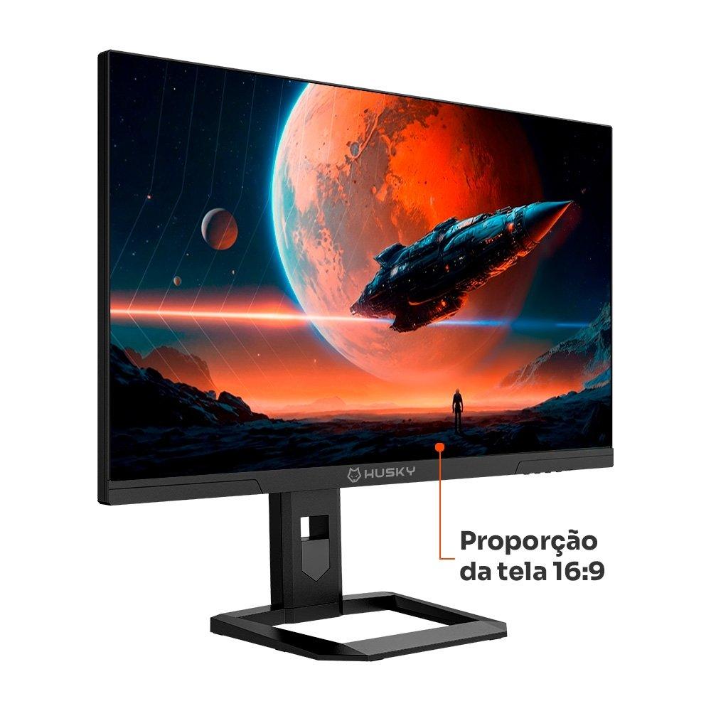Monitor Gamer Husky Boreal 27", QHD, 200Hz, 1ms, IPS, Adaptive Sync, DisplayPort e HDMI, HDR400 - HMG00827PT