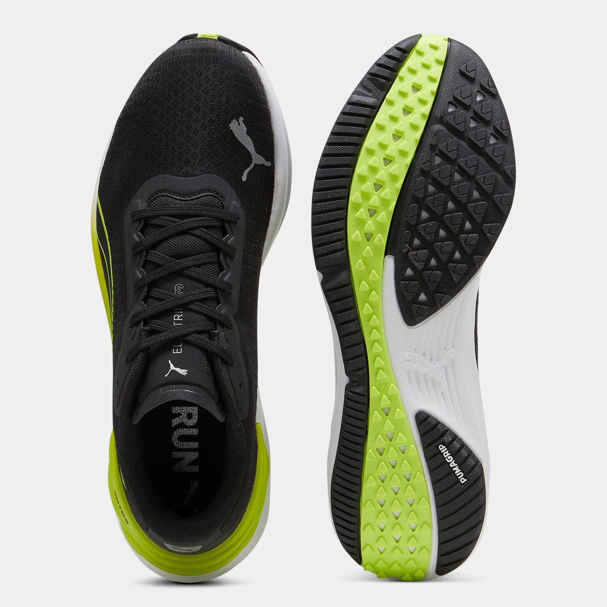 Miniatura Tênis Puma Electrify Nitro 3 Masculino Preto+verde - 39