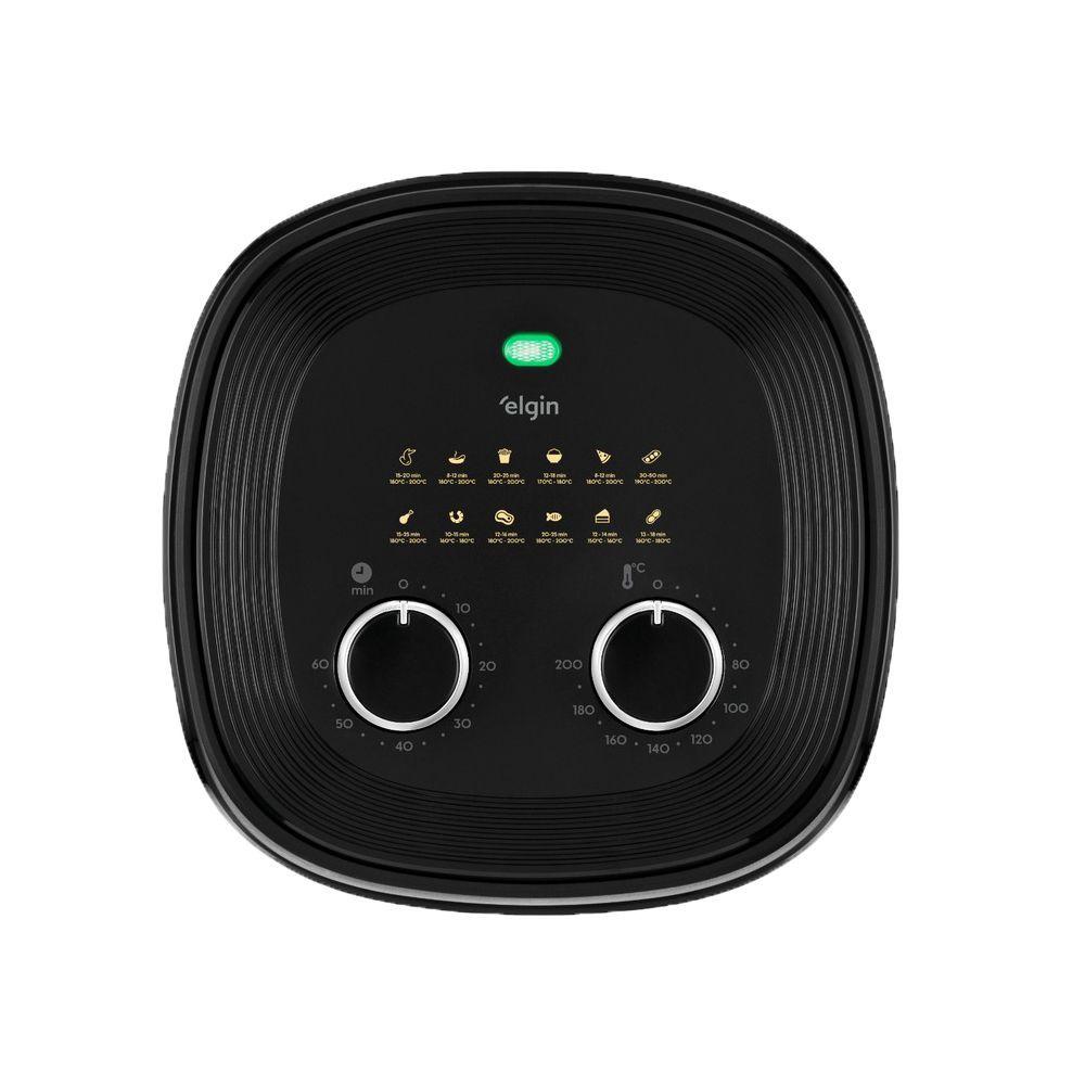 Miniatura Fritadeira Elétrica Air Fryer Elgin Space 5 5L 1700W Preto 127V