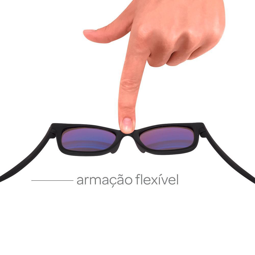 Miniatura Óculos Sol Bebê Armação Flexível Lenço E Estojo Proteção Uva