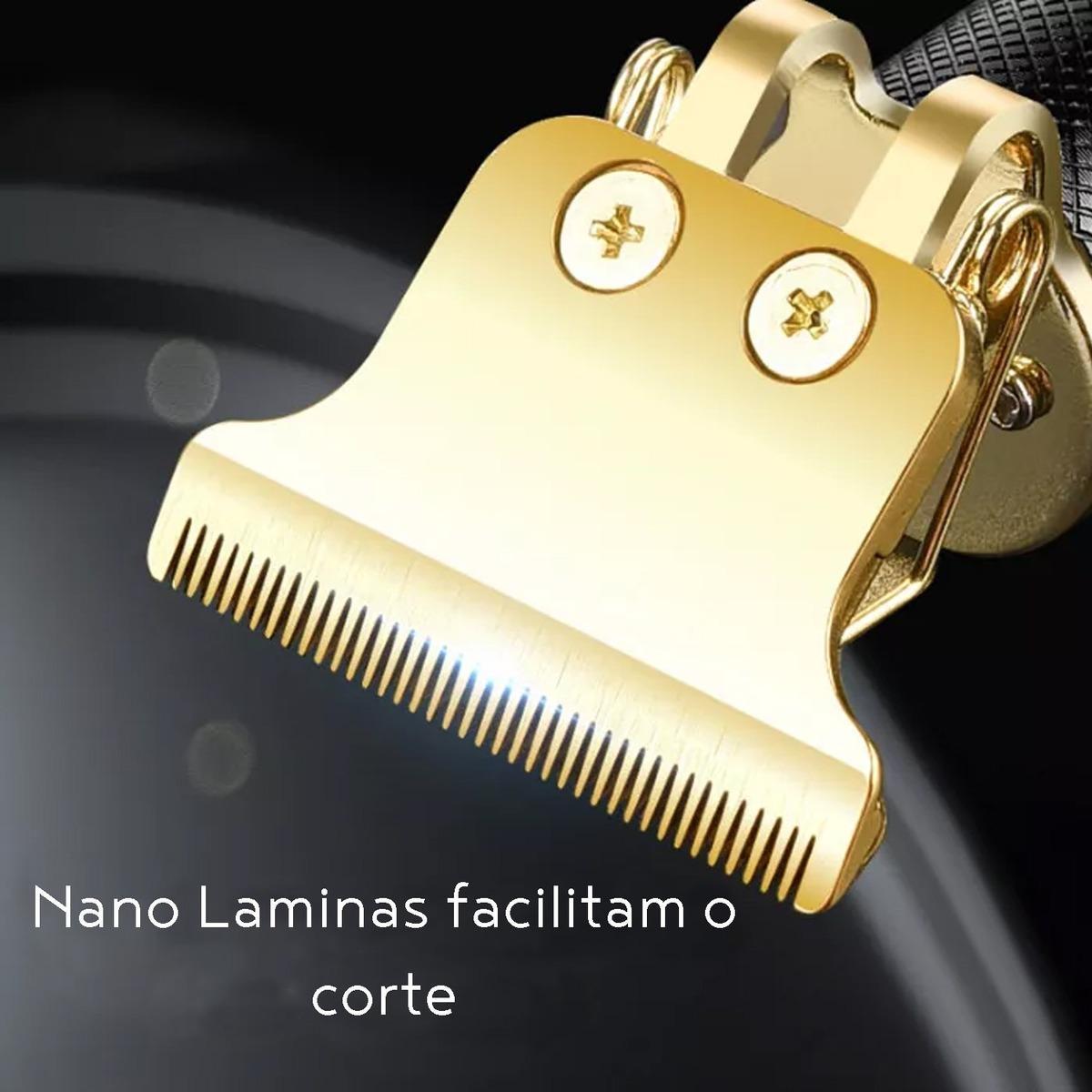 Miniatura Máquina Acabamento Cortar Cabelo Aparador Recarregável