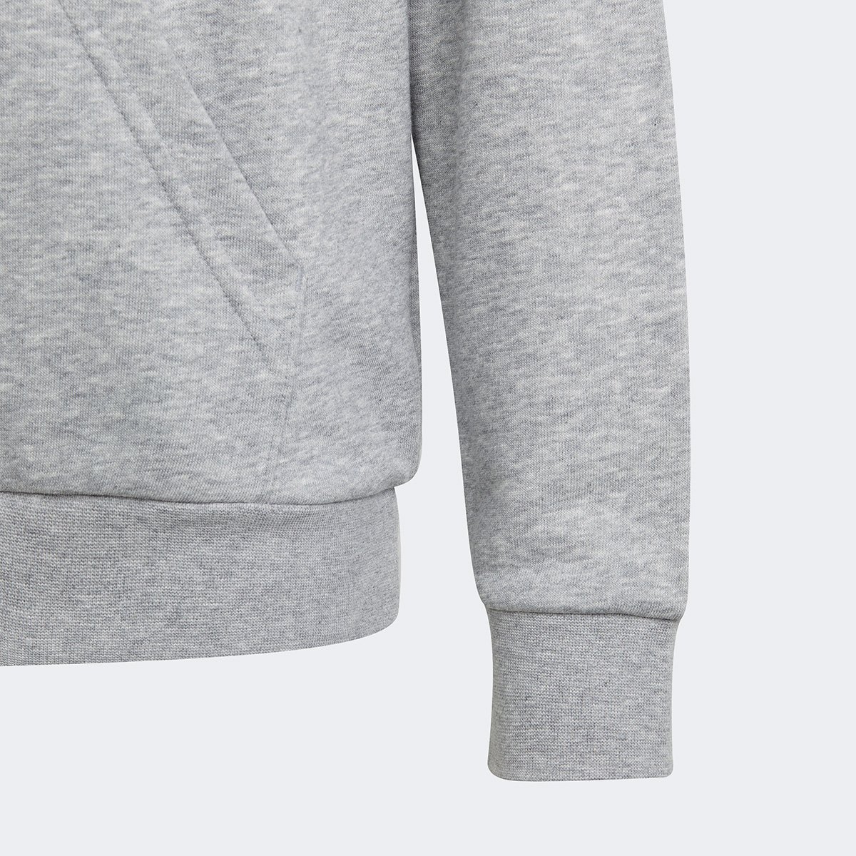 Miniatura Blusa Moletom Juvenil Adidas Big Logo com Capuz Cinza Claro - 11/12A