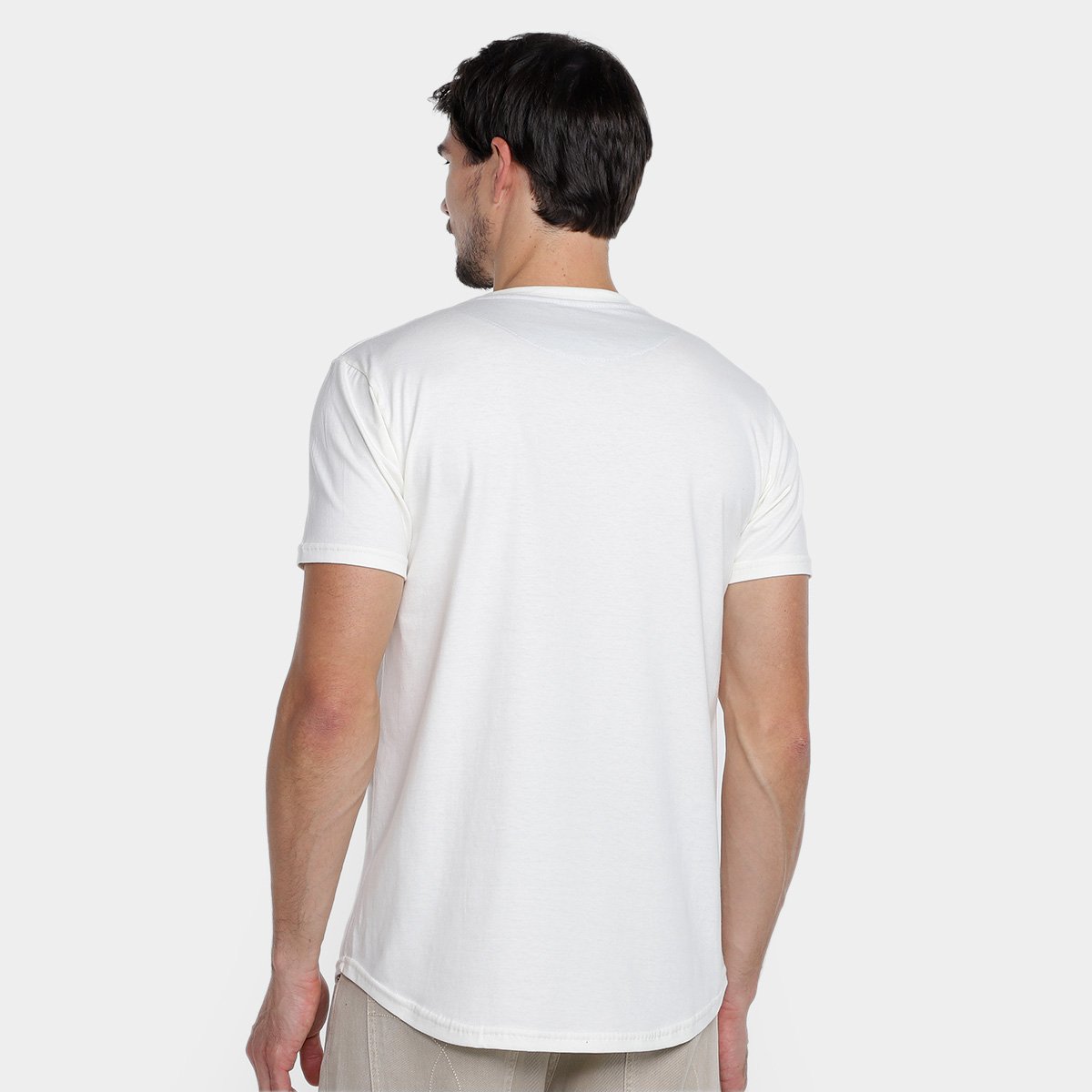 Miniatura Kit Camiseta Industrie Itália Alongada Masculina - 2 Peças Caramelo - G