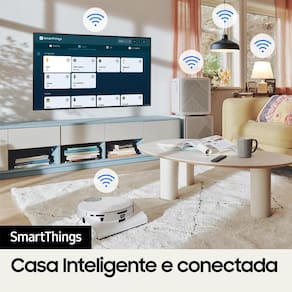 Smart TV QLED 98” 4K Samsung 98Q80C com Processador com IA, Gaming Hub, FreeSync, Wi-Fi, Bluetooth e SmartThings