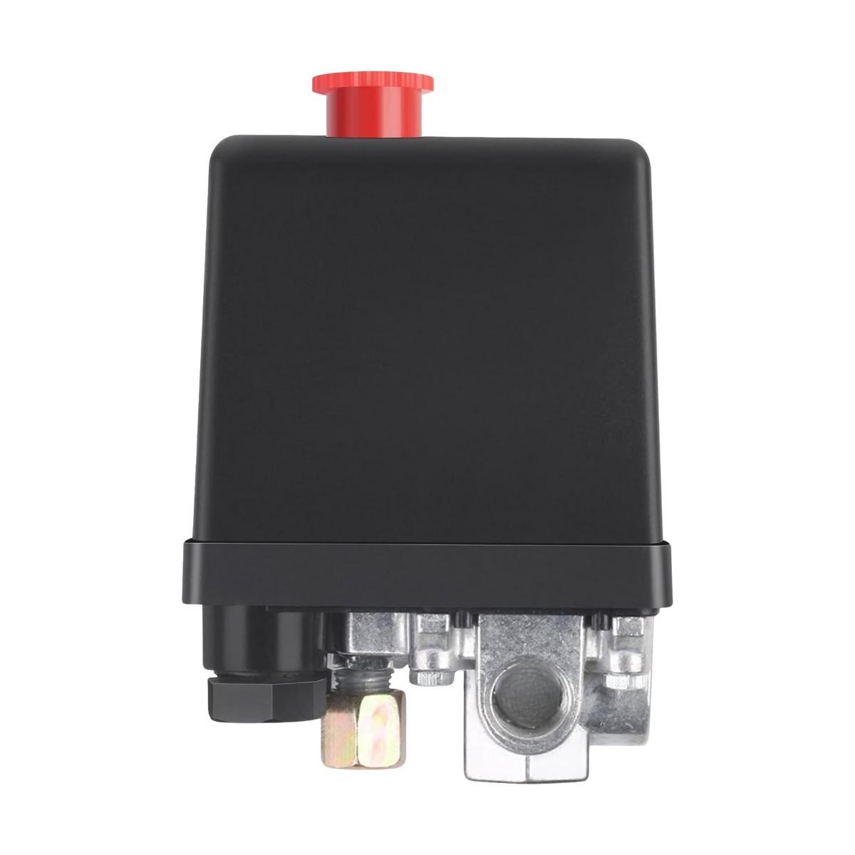Miniatura Pressostato On/Off Para Compressor De Ar 125/175 Psi 4 Vias