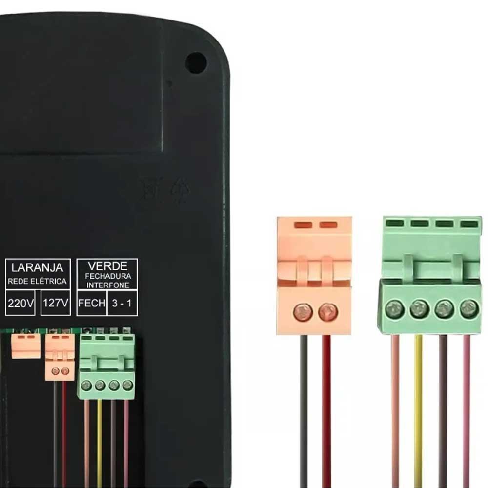 Miniatura Porteiro Eletrônico Interfone Residencial Inviolável Pt-270