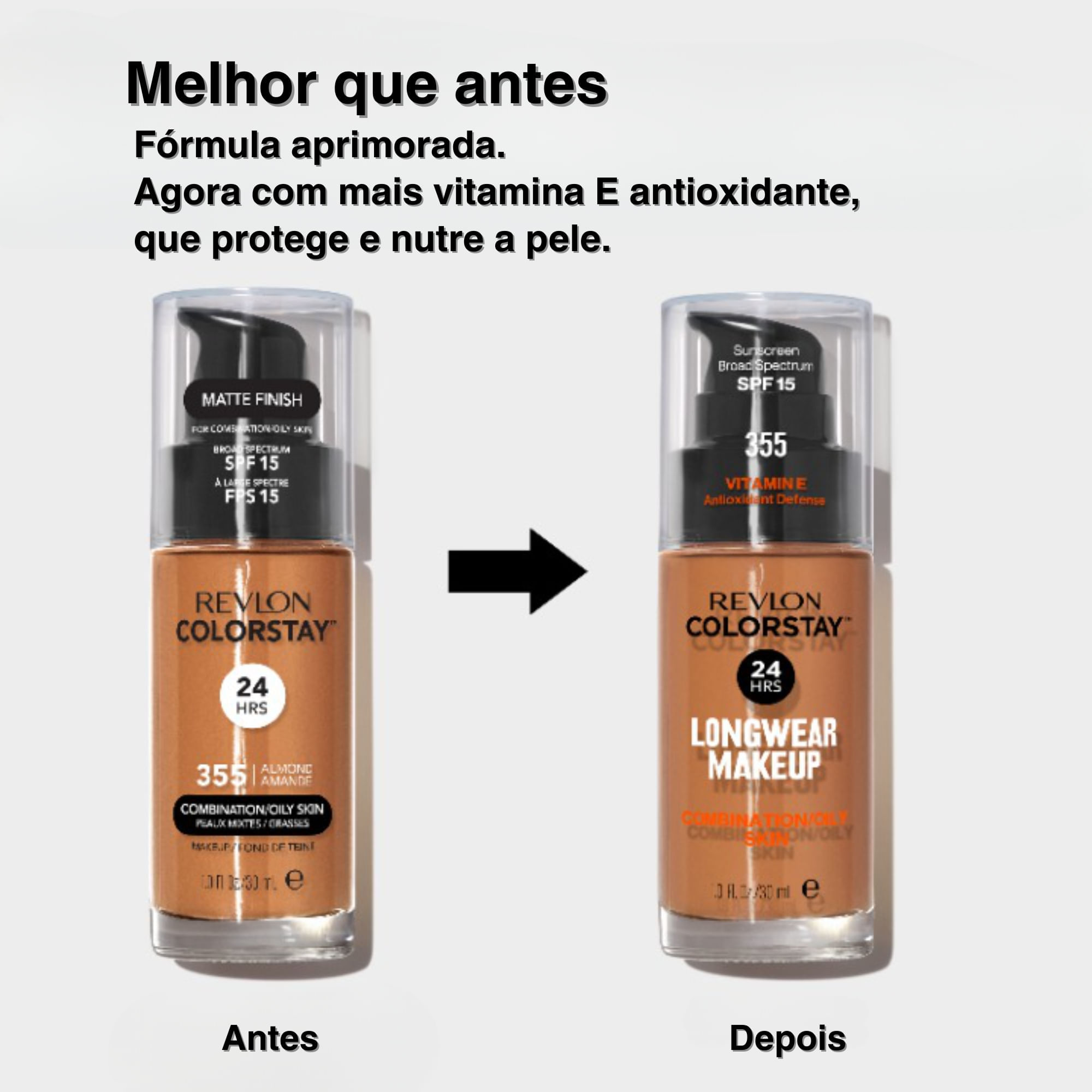 Miniatura Base Líquida Revlon Colorstay Longwear Makeup Combination Oily Skin SPF15 30ml 310 Warm Golden