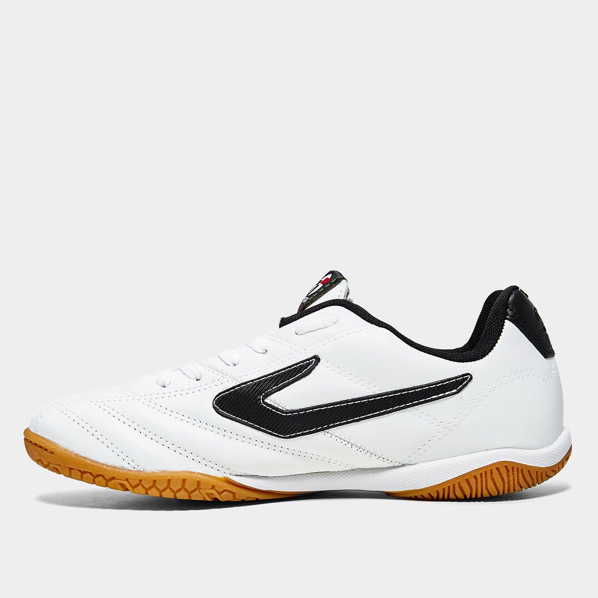 Chuteira Futsal Topper Furia Unissex Branco+Preto - 37