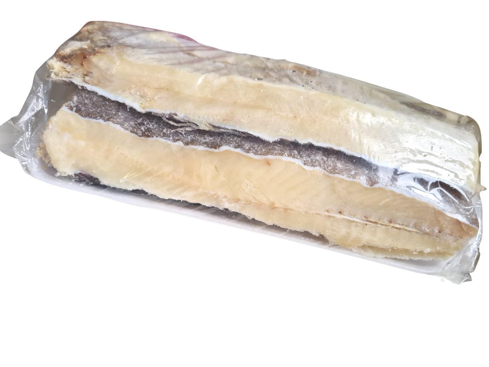 Miniatura Bacalhau Salgado Seco Imperial Com Pele Em Pedaço 20 Kilos