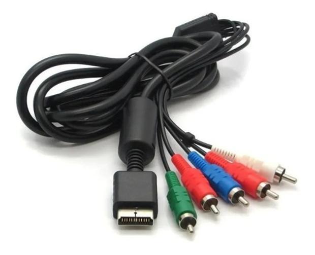 Miniatura Cabo Video Componente Ps2 E Ps3 Alta Definição Audio