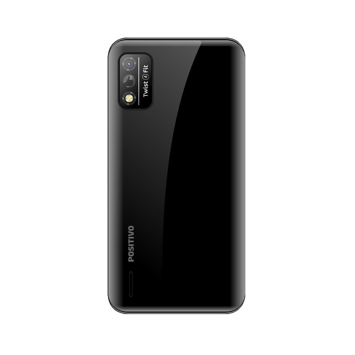 Miniatura Celular Do Idoso Teclas Grandes 32Gb Sos Positivo Preto