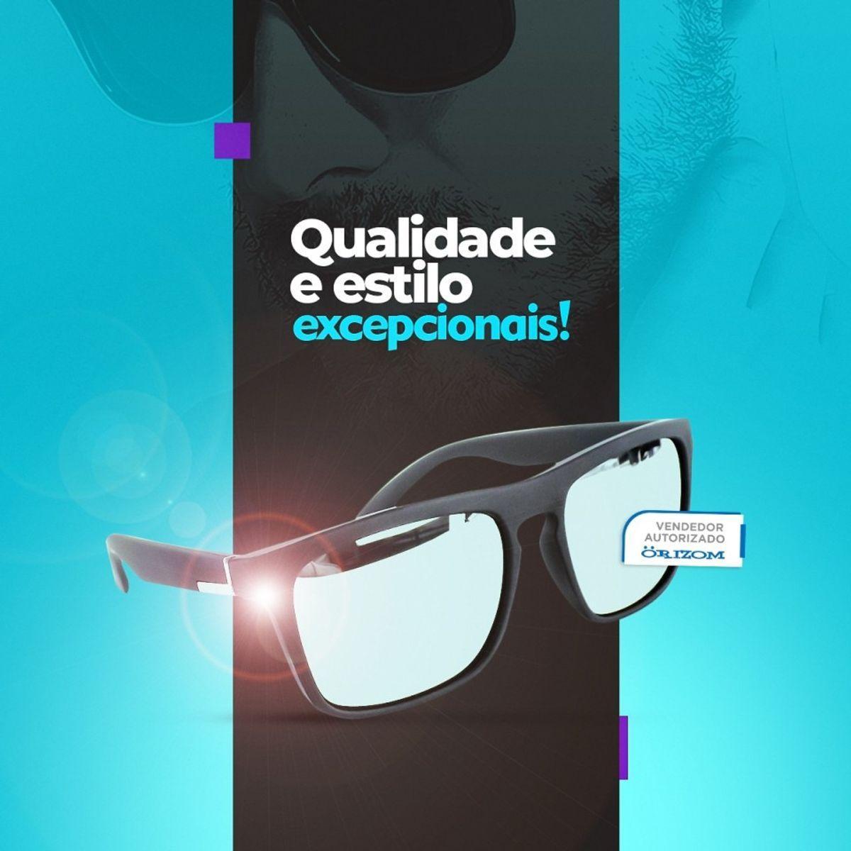 Miniatura Oculos Sol Masculino Praia Protecao Uv Verao Emborrachado