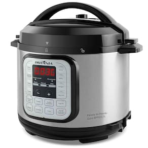 Miniatura Panela Elétrica de Pressão Britânia BPP02G com Revestimento Gold 5L – Preta/Inox 220V