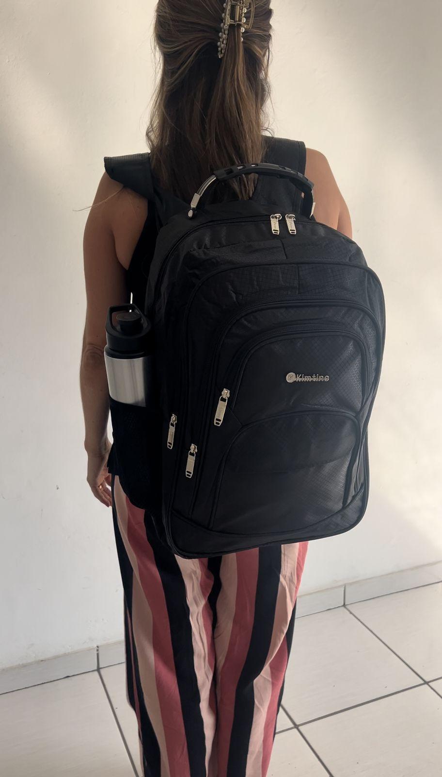 Miniatura Mochila Executiva Escolar Trabalho Viagens Mas/Fem Reforçada