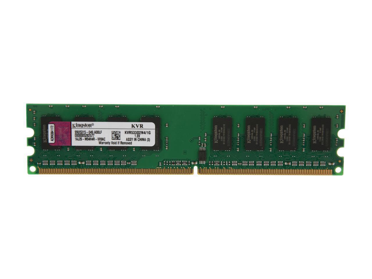 Miniatura Memória Kingston Ddr2 1Gb 533 Mhz Desktop 16 Chips 1.8V Desktop - Kingston - No - Amd - Memória - Ram
