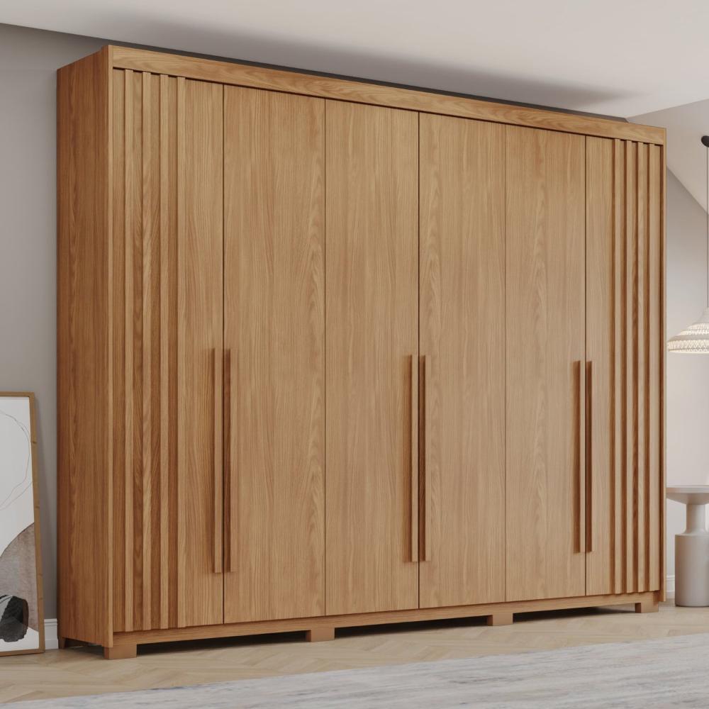 Guarda-Roupa Casal 6 Portas 4 Gavetas Norton Nature